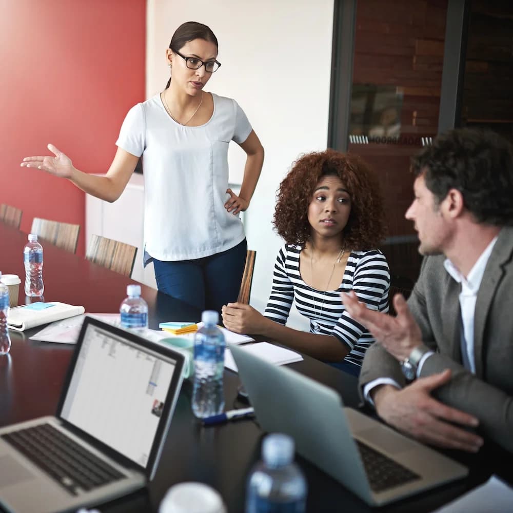 A corporate team during a Cyber Academy in-house training