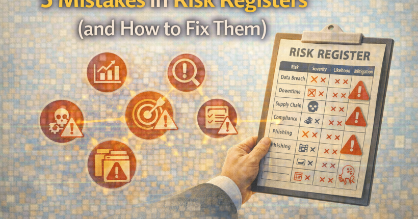 5 Mistakes in Risk Registers (and How to Fix Them)